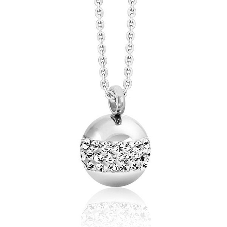 Collier Boule INORI Acier Oxydes de Zirconium