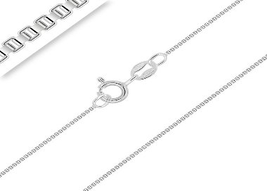 Chaîne Maille Vénitienne 1 mm Argent 925/1000