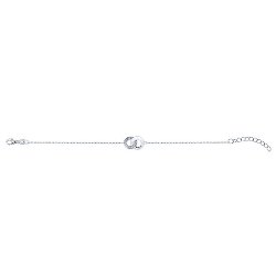 Bracelet Anneaux entrelacés Argent 925