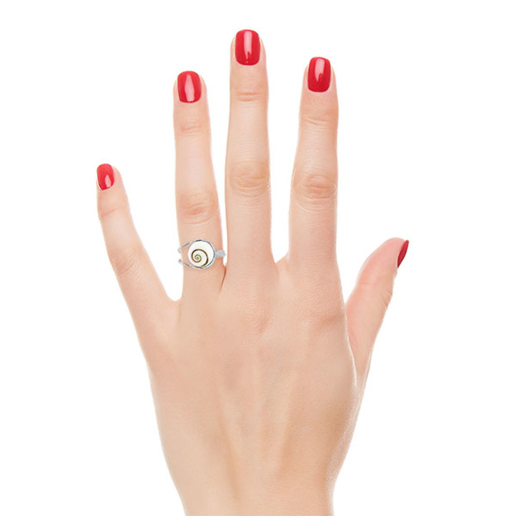 Bague Argent 925 pour Femme Oeil de Sainte Lucie