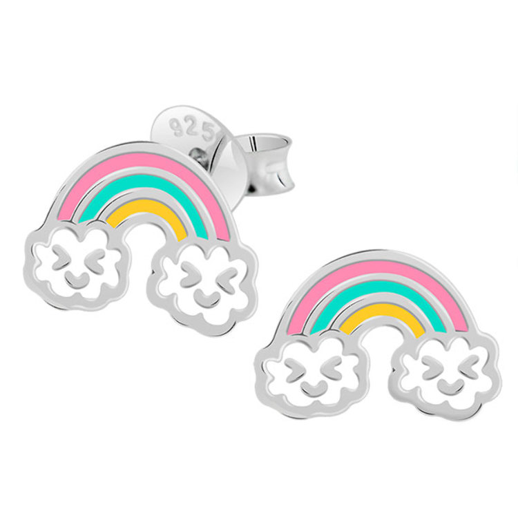 Boucles d'Oreilles Arc en Ciel