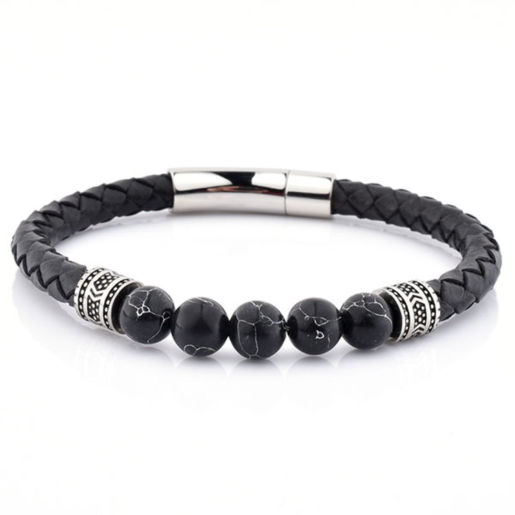 Bracelet Acier Noir Femme – Bracelet Fantaisie®