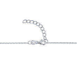 Collier Coeur Argent 925 2 tons Plaqué Or Rose