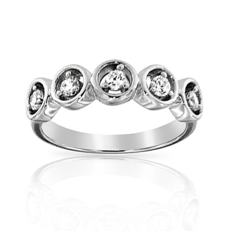 Bague Argent 925/1000 Oxydes de Zirconium