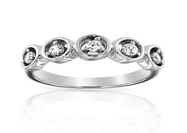 Bague Argent 925/1000 Oxydes de Zirconium