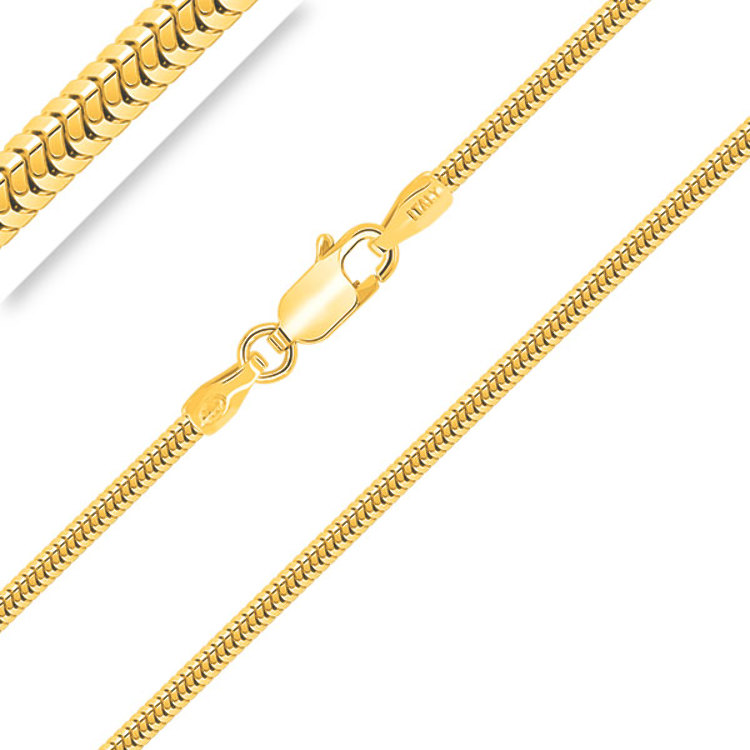 Collier Chaîne Maille Carrée Argent 925 - L'Atelier d'Amaya