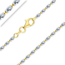 Chaîne Argent 925 Plaqué Or "Rice Moon"