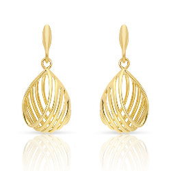 Boucles d'oreilles Design en Or 375/1000 