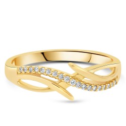 Bague en Or 375/1000 Diamants blancs