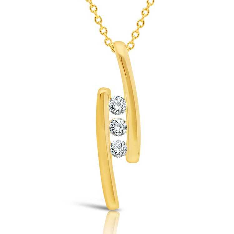 COLLIER ET PENDENTIF POUR FEMME EN DIAMANT