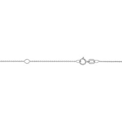 Fermoir collier or blanc