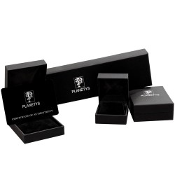 Boucles d'Oreilles en Or 375/1000 Émeraudes taille ronde