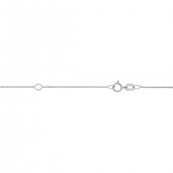 Fermoir collier or blanc