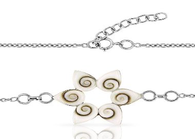 Bracelet Oeil de Sainte Lucie Etoile Argent 925/1000