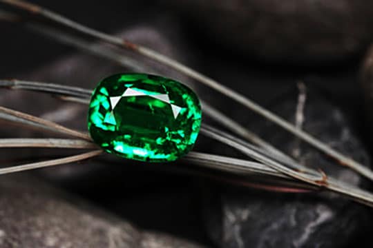 Saturation de l'émeraude